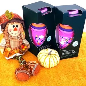 💛🩷🍀🌺Spring Reusable Tumbler set of 2